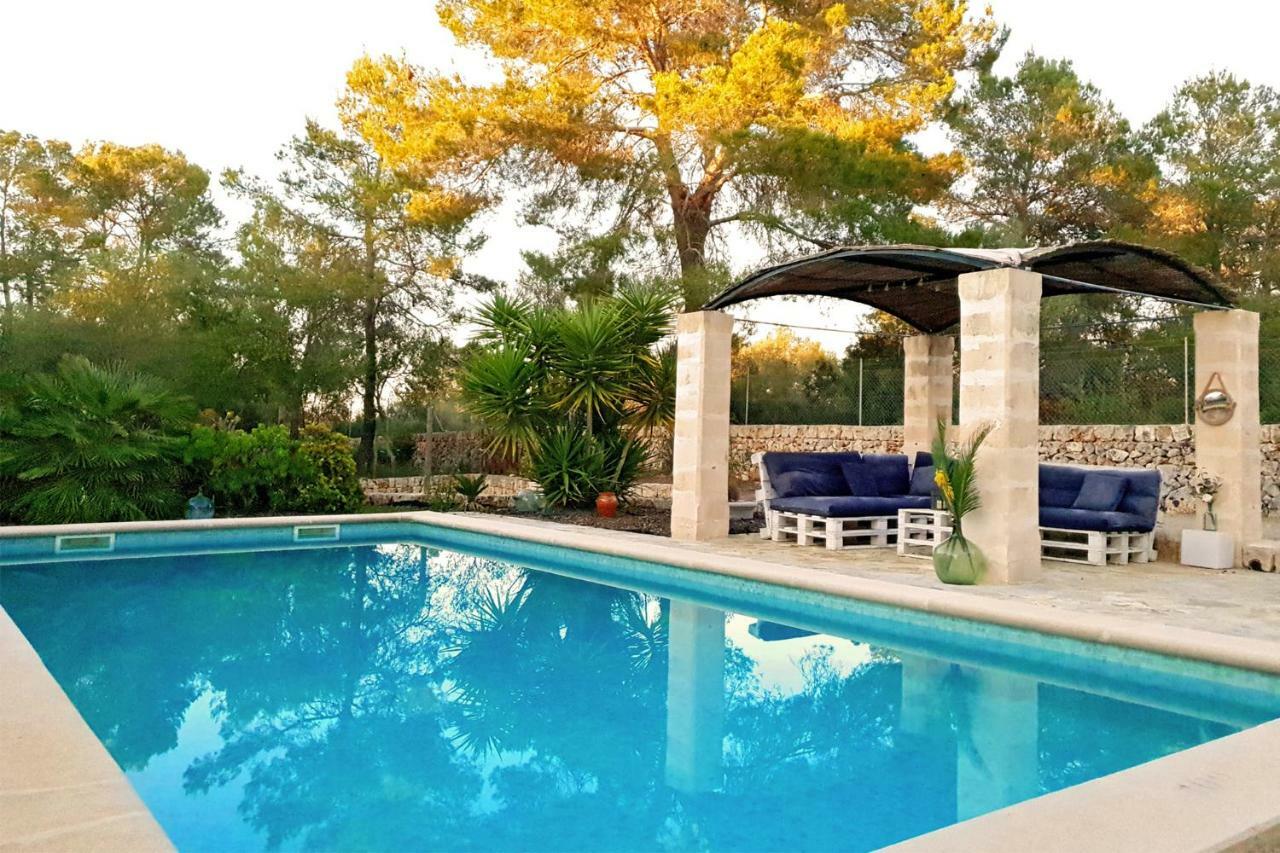 Finca Isabel Y Guillermo Con Posibilidad De Piscina Climatizada Синеу Экстерьер фото