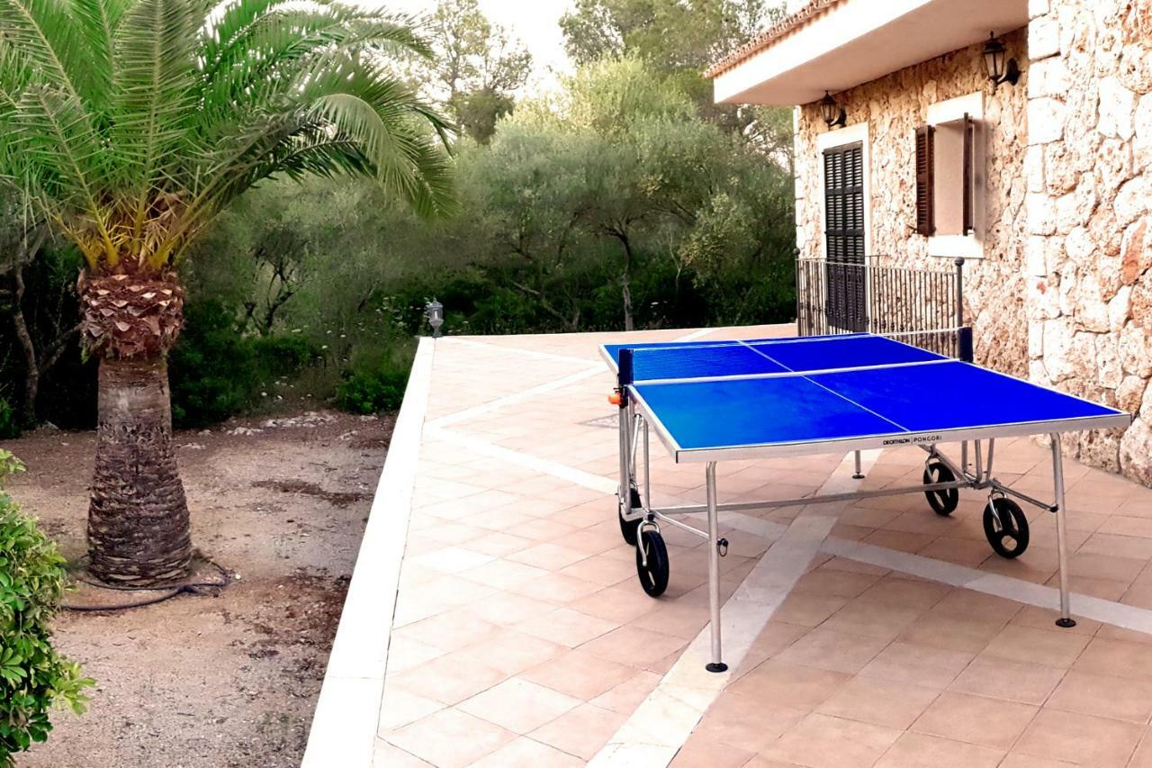 Finca Isabel Y Guillermo Con Posibilidad De Piscina Climatizada Синеу Экстерьер фото