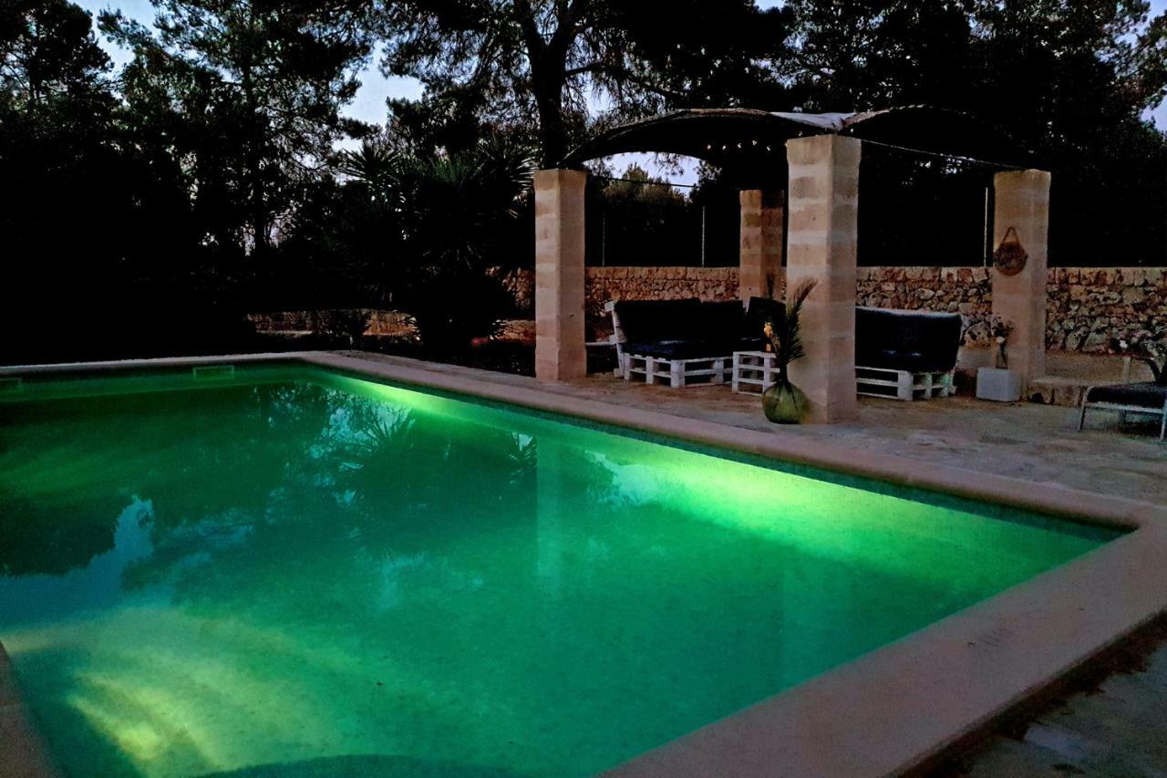 Finca Isabel Y Guillermo Con Posibilidad De Piscina Climatizada Синеу Экстерьер фото