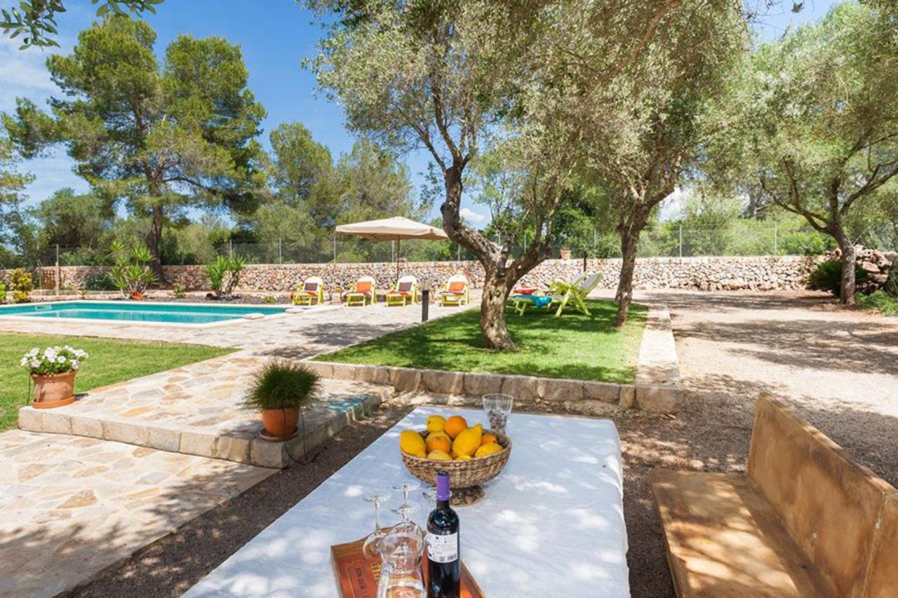 Finca Isabel Y Guillermo Con Posibilidad De Piscina Climatizada Синеу Экстерьер фото
