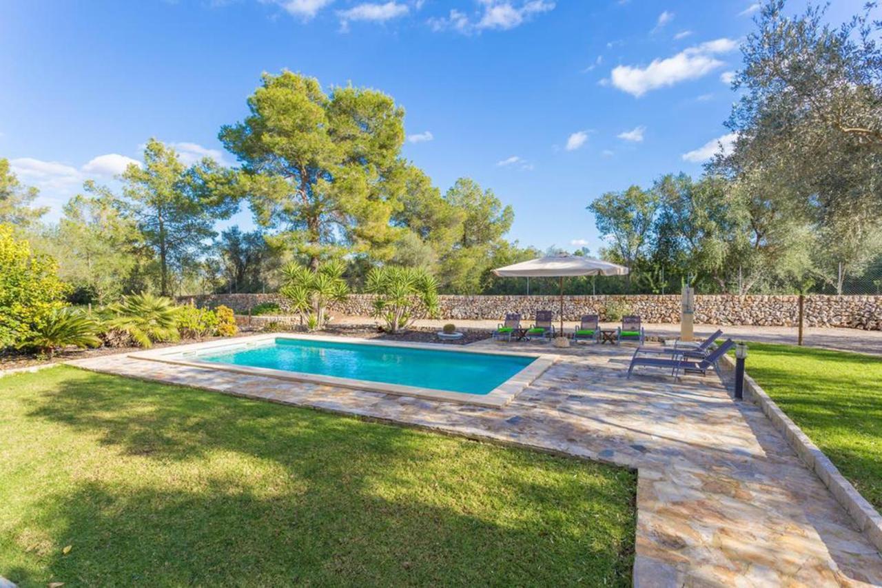 Finca Isabel Y Guillermo Con Posibilidad De Piscina Climatizada Синеу Экстерьер фото