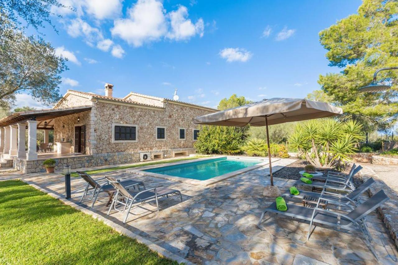 Finca Isabel Y Guillermo Con Posibilidad De Piscina Climatizada Синеу Экстерьер фото